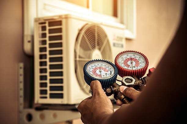 Professional Hvac Installation technician working in Margarettsville, NC